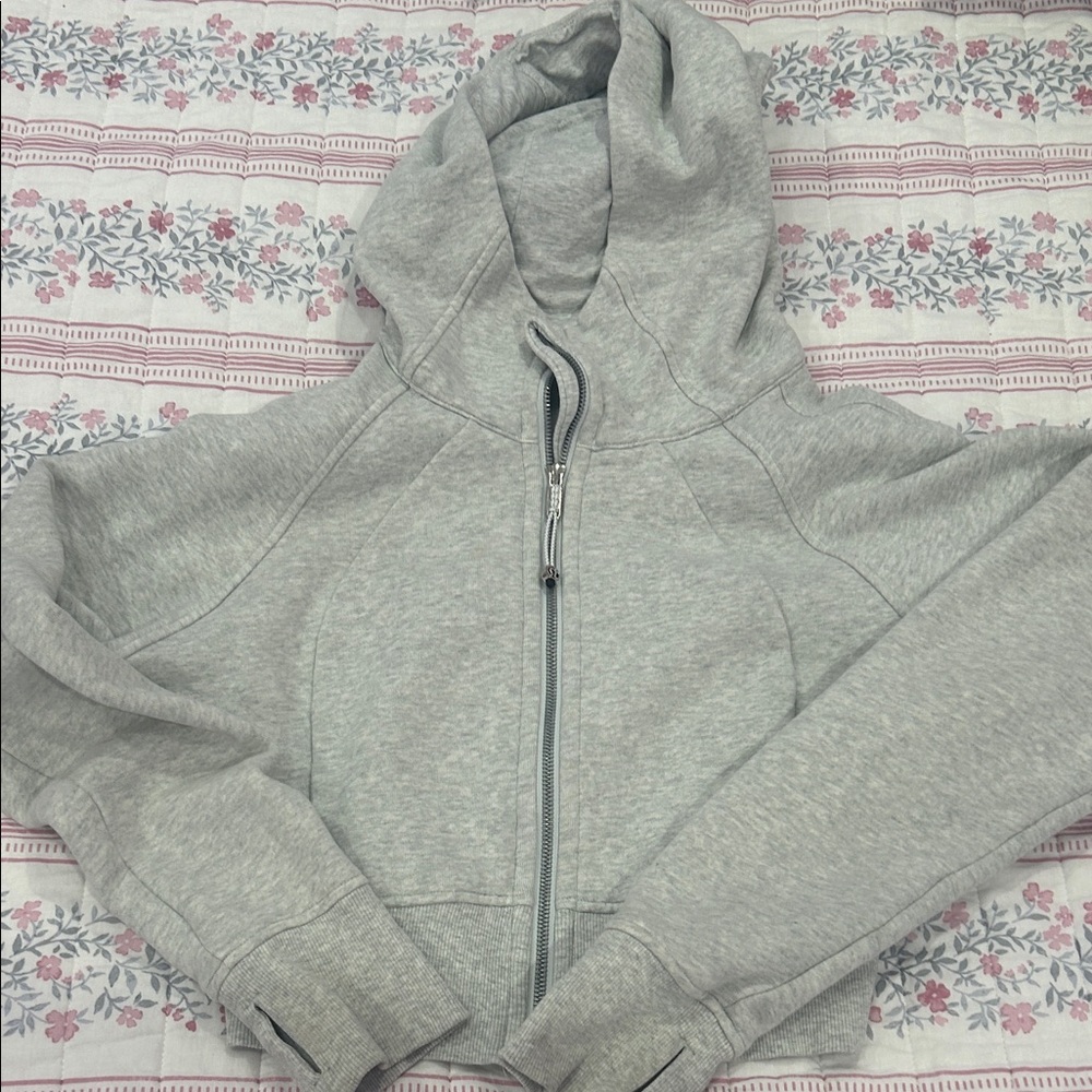 lululemon athletica Gray Hoodie Jacket